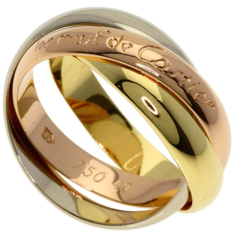 CARTIER Authentic 18k Gold Trinity Ring #49